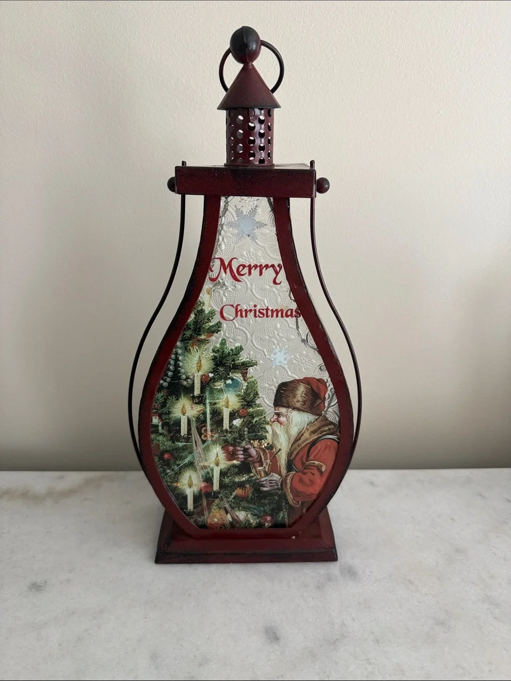 Merry Christmas Holiday lantern
